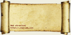 Lana Jakupi vizit kartica